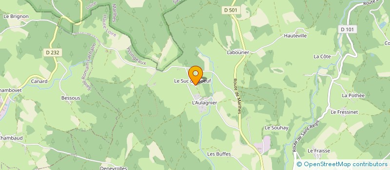 localisation de l'entreprise MADAME CLAIRE BAROUX  RIOTORD