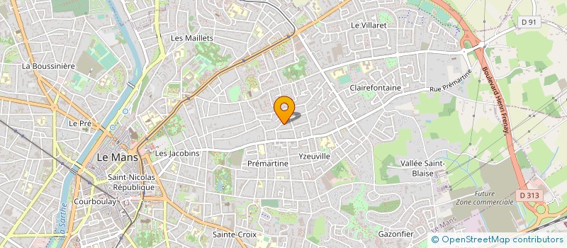 localisation de l'entreprise MADAME CLAIRE BARTH à LE MANS