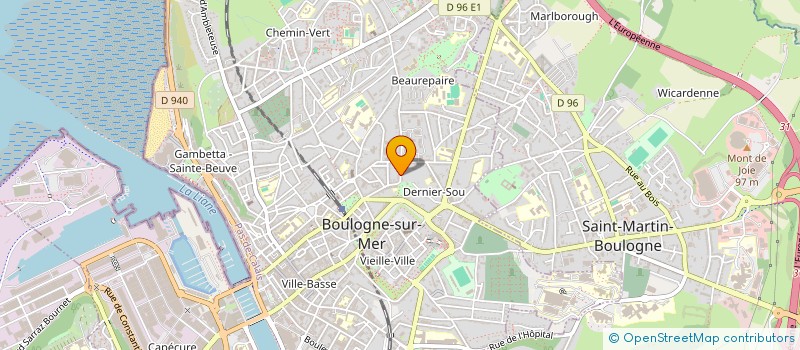 localisation de l'entreprise MADAME CLAIRE BARTHELEMY à BOULOGNE-SUR-MER