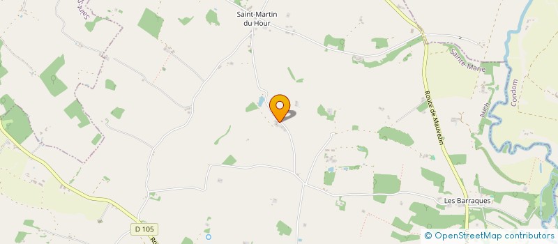 localisation de l'entreprise MADAME CLAIRE BARTHELEMY-BLANC  SAINTE-MARIE