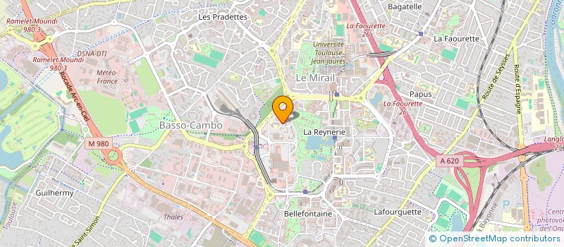 localisation de l'entreprise MADAME CLAIRE BARTHELET  TOULOUSE