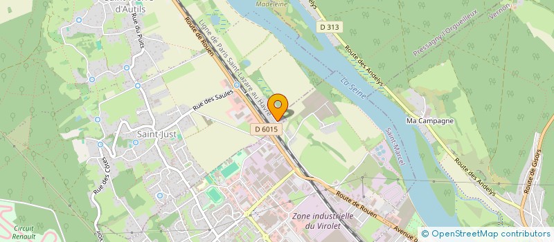 localisation de l'entreprise MADAME CLAIRE BASSELIN  LA CHAPELLE-LONGUEVILLE