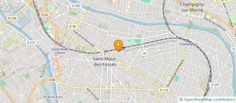 localisation de l'entreprise MADAME CLAIRE BASTARD à SAINT-MAUR-DES-FOSSES