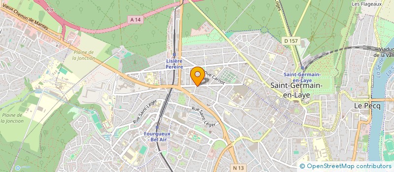 localisation de l'entreprise MADAME CLAIRE BASTIAN à SAINT-GERMAIN-EN-LAYE