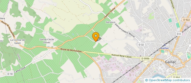 localisation de l'entreprise MADAME CLAIRE BASTIE  GAILLAC