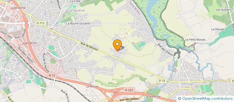 localisation de l'entreprise MADAME CLAIRE BAUDET à SAINT-BRIEUC