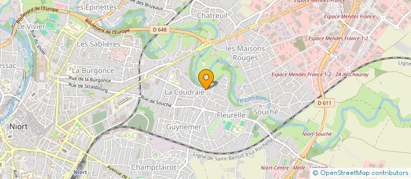 localisation de l'entreprise MADAME CLAIRE BAULU à NIORT