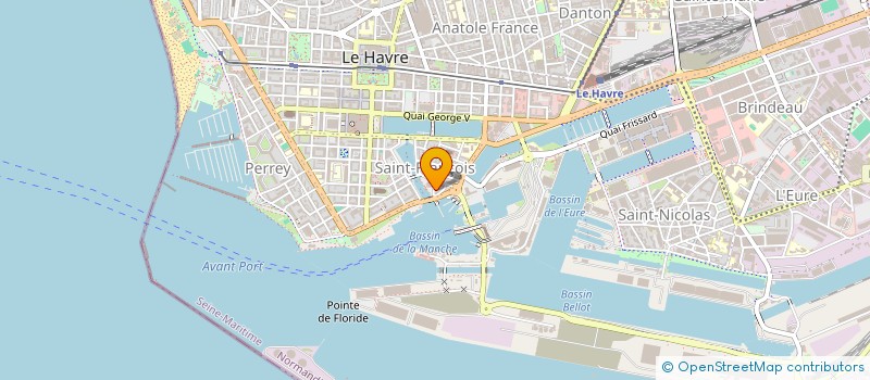 localisation de l'entreprise MADAME CLAIRE BAUMANN  LE HAVRE