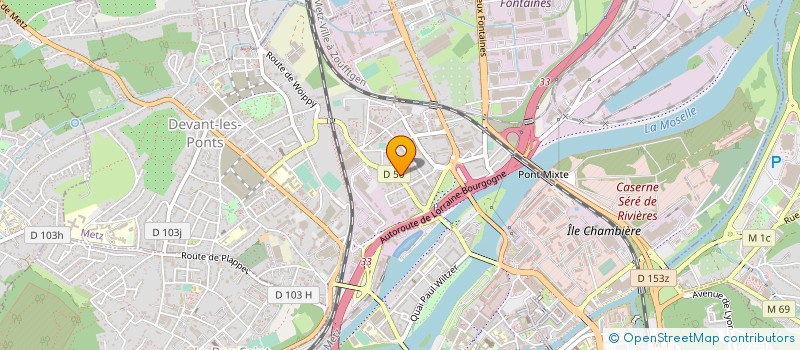 localisation de l'entreprise MADAME CLAIRE BAUREIS  METZ