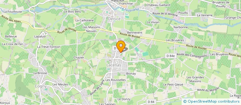 localisation de l'entreprise MADAME CLAIRE BEAU  LACENAS