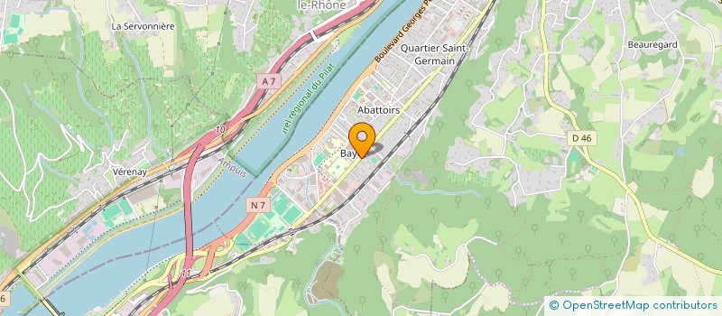 localisation de l'entreprise MADAME CLAIRE BEAUGRAND  VIENNE