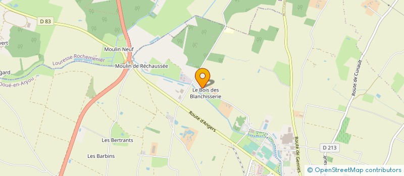 localisation de l'entreprise MADAME CLAIRE BEAUPERIN à DOUE-EN-ANJOU