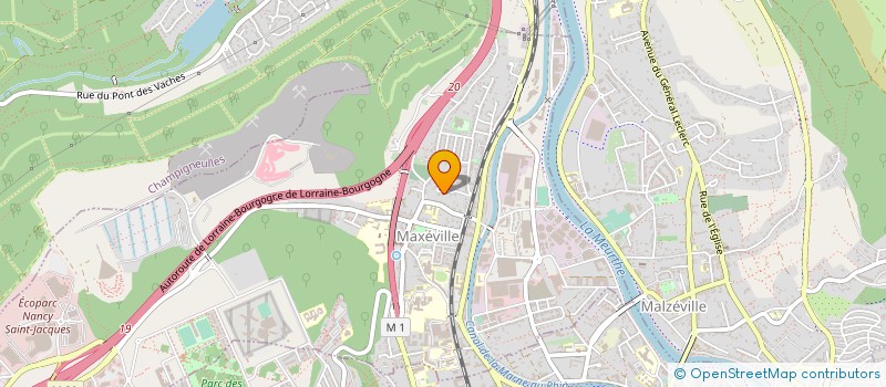 localisation de l'entreprise MADAME CLAIRE BEAUVAIS  MAXEVILLE