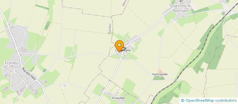 localisation de l'entreprise MADAME CLAIRE BECARD  QUESNOY-LE-MONTANT