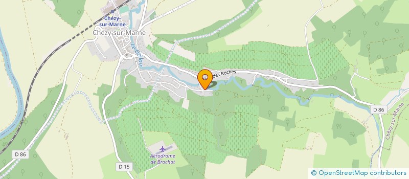 localisation de l'entreprise MADAME CLAIRE BEDUCHAUD  CHEZY-SUR-MARNE