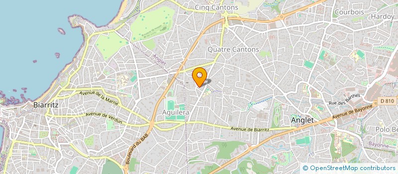 localisation de l'entreprise MADAME CLAIRE BEGARDS à ANGLET