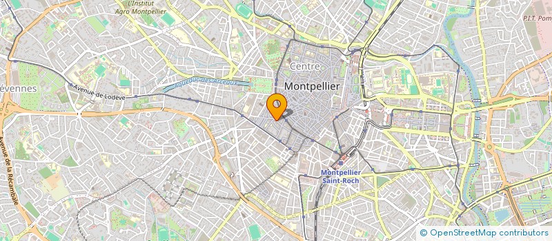 localisation de l'entreprise MADAME CLAIRE BEJAT à MONTPELLIER