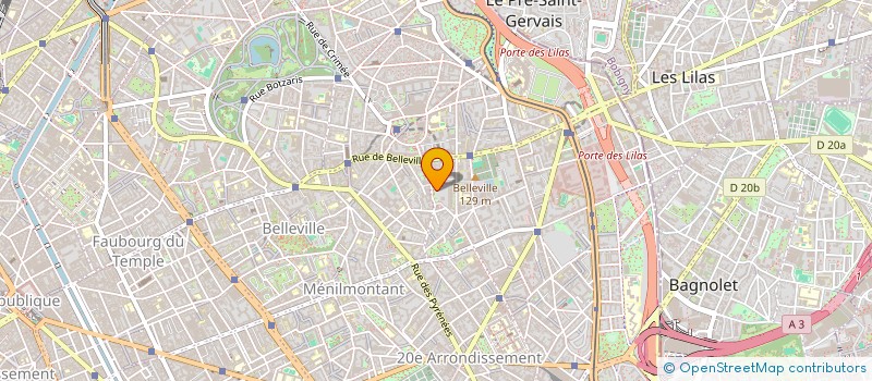 localisation de l'entreprise MADAME CLAIRE BELET  PARIS