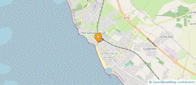 localisation de l'entreprise MADAME CLAIRE BELZACQ  LA BERNERIE-EN-RETZ