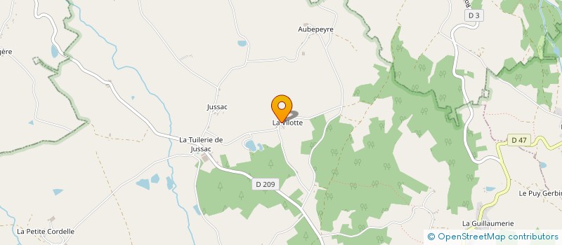 localisation de l'entreprise MADAME CLAIRE BENARD à COGNAC-LA-FORET