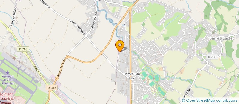 localisation de l'entreprise MADAME CLAIRE BENEDETTI  SERRES-CASTET