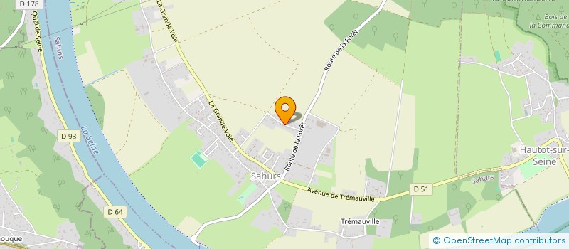 localisation de l'entreprise MADAME CLAIRE BENOIT  SAHURS