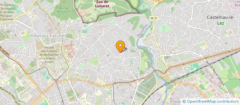 localisation de l'entreprise MADAME CLAIRE BERANGER à MONTPELLIER