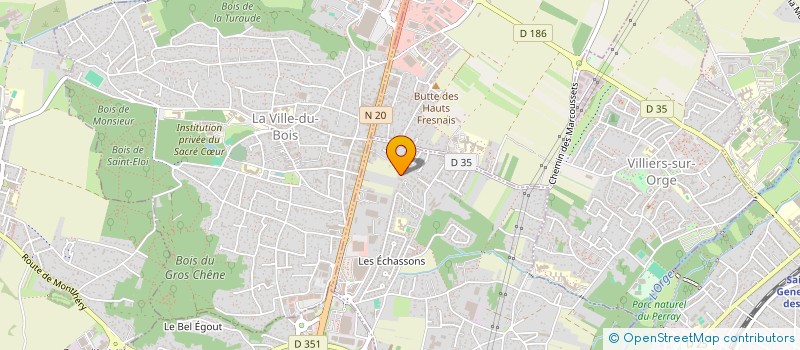localisation de l'entreprise MADAME CLAIRE BERINGUER à LONGPONT-SUR-ORGE