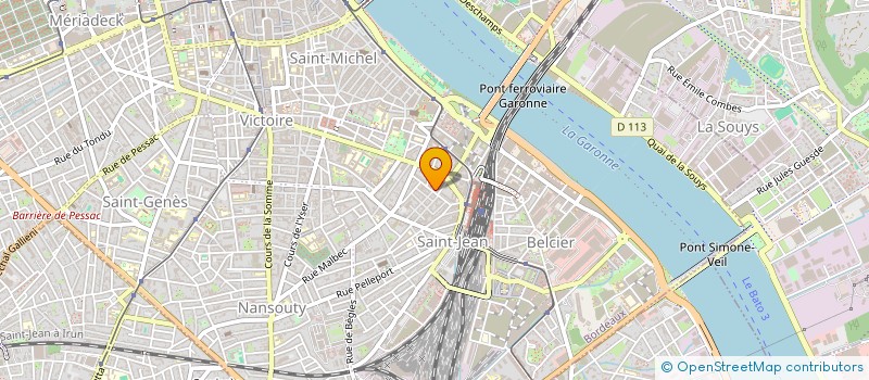 localisation de l'entreprise MADAME CLAIRE BERNADET  BORDEAUX