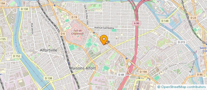 localisation de l'entreprise MADAME CLAIRE BERNARD  MAISONS-ALFORT