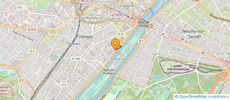 localisation de l'entreprise MADAME CLAIRE BERREE  PUTEAUX