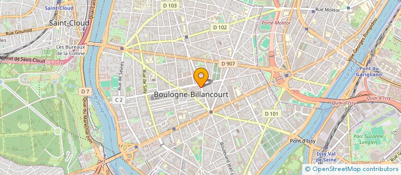 localisation de l'entreprise MADAME CLAIRE BERTIN à BOULOGNE-BILLANCOURT