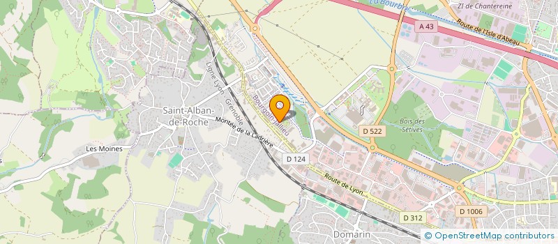 localisation de l'entreprise MADAME CLAIRE BESSONNAT  BOURGOIN-JALLIEU