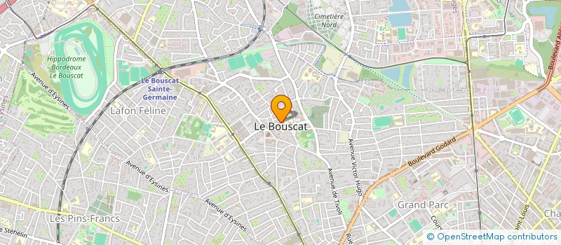 localisation de l'entreprise MADAME CLAIRE BESSOU  LE BOUSCAT