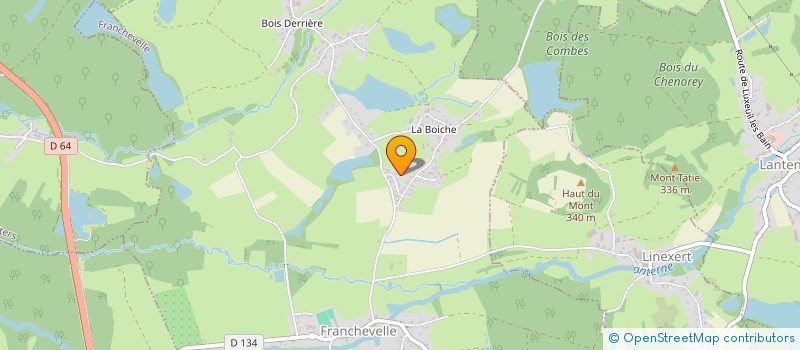 localisation de l'entreprise MADAME CLAIRE BIAU  FRANCHEVELLE