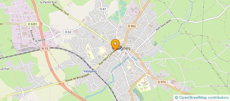 localisation de l'entreprise MADAME CLAIRE BIENVENU  SAINTE-CECILE