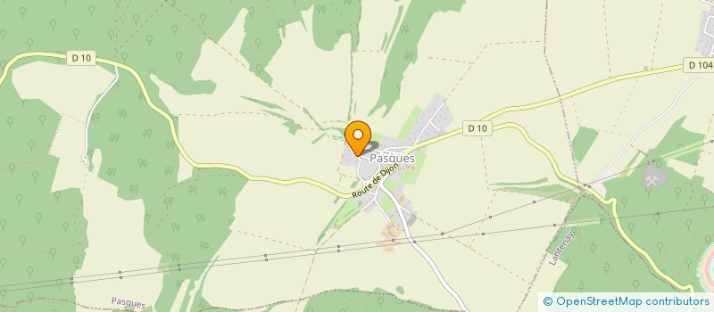 localisation de l'entreprise MADAME CLAIRE BIGARNET  PASQUES