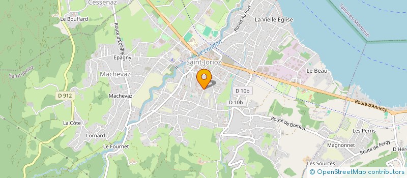 localisation de l'entreprise MADAME CLAIRE BIJAOUI à SAINT-JORIOZ
