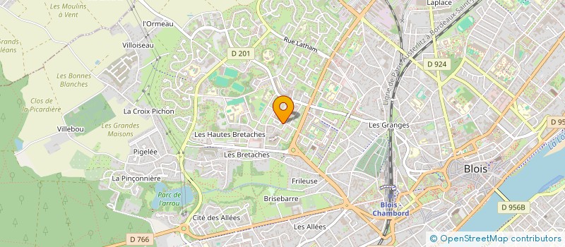 localisation de l'entreprise MADAME CLAIRE BILLARD  BLOIS