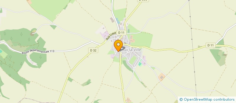 localisation de l'entreprise MADAME CLAIRE BINDSCHEDLER  JOUX-LA-VILLE