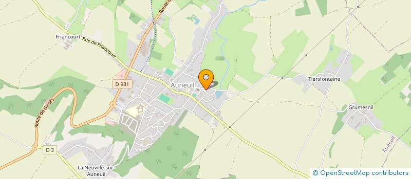 localisation de l'entreprise MADAME CLAIRE BISIAUX  AUNEUIL