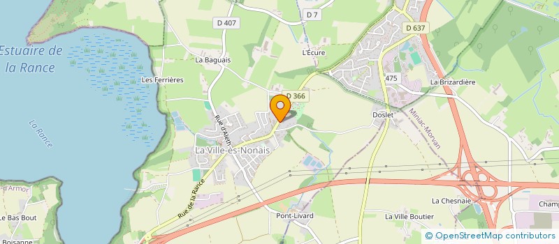 localisation de l'entreprise MADAME CLAIRE BISMAN  LA VILLE-ES-NONAIS