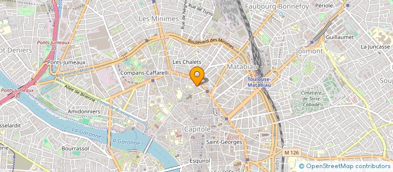 localisation de l'entreprise MADAME CLAIRE BLANC  TOULOUSE