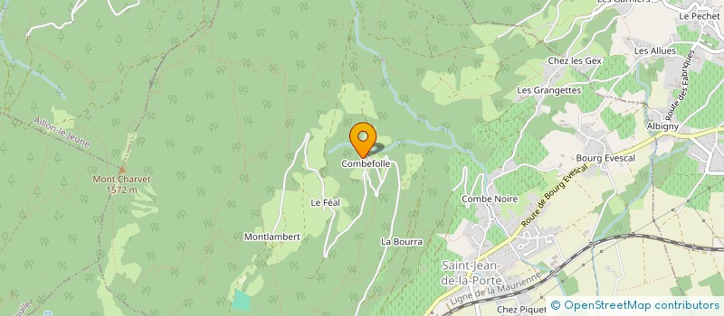 localisation de l'entreprise MADAME CLAIRE BLANCHET  SAINT-PIERRE-D ALBIGNY