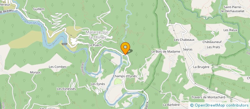 localisation de l'entreprise MADAME CLAIRE BLUMENTHAL  MALARCE-SUR-LA-THINES