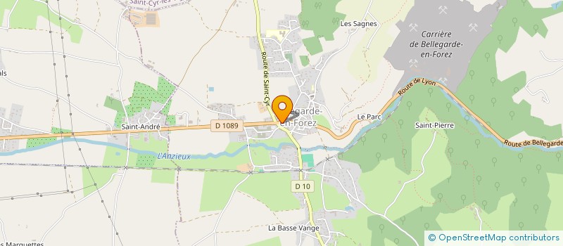 localisation de l'entreprise MADAME CLAIRE BOCHNAKIAN  BELLEGARDE-EN-FOREZ