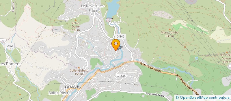 localisation de l'entreprise MADAME CLAIRE BODIN  LE REVEST-LES-EAUX