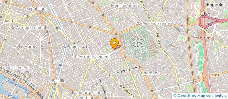 localisation de l'entreprise MADAME CLAIRE BOGINO  PARIS