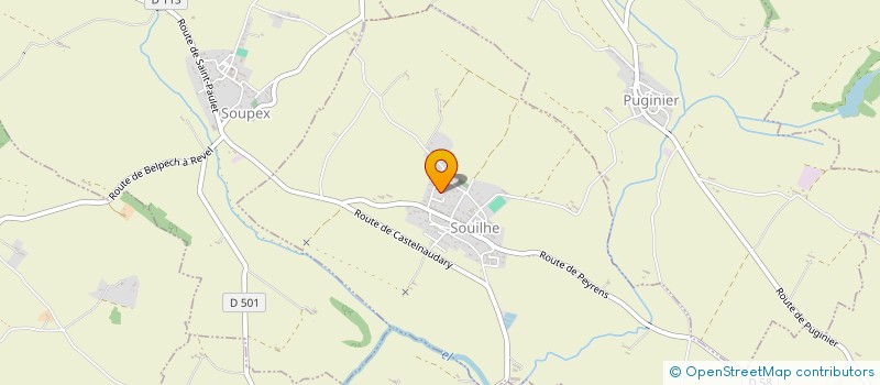 localisation de l'entreprise MADAME CLAIRE BOINETTE  SOUILHE