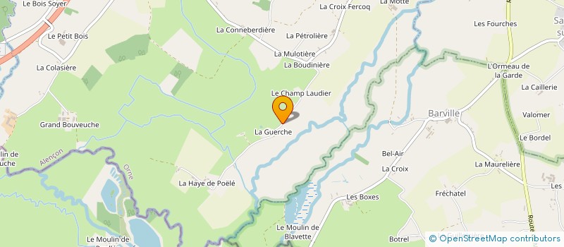 localisation de l'entreprise MADAME CLAIRE BOIVIN à SAINT-LEGER-SUR-SARTHE